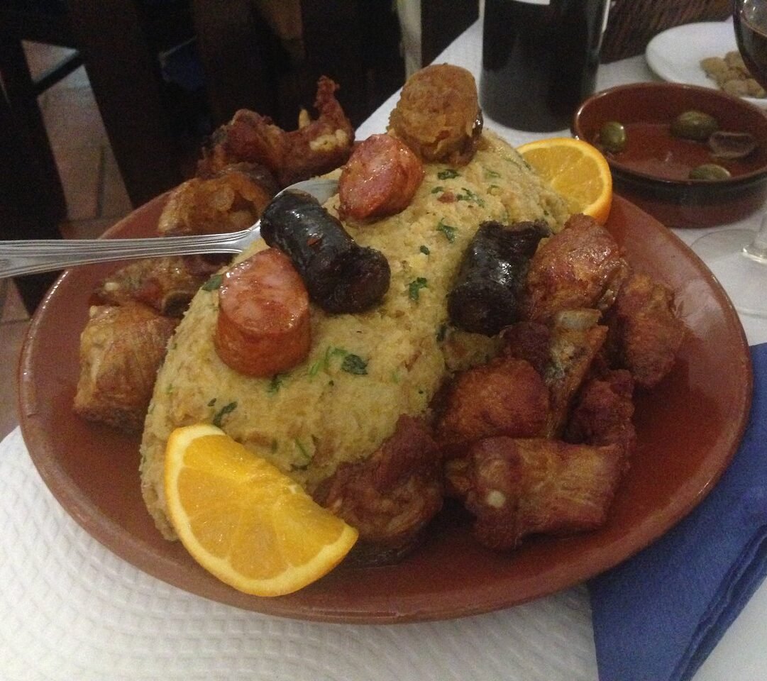 migas à alentejana